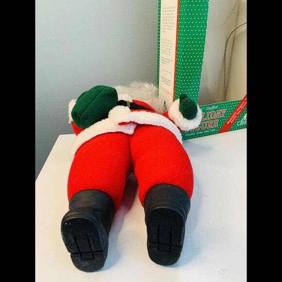 Holiday Creations 16” Stuffed Posable Santa Noel Vintage Christmas 1994 - Picture 11 of 12